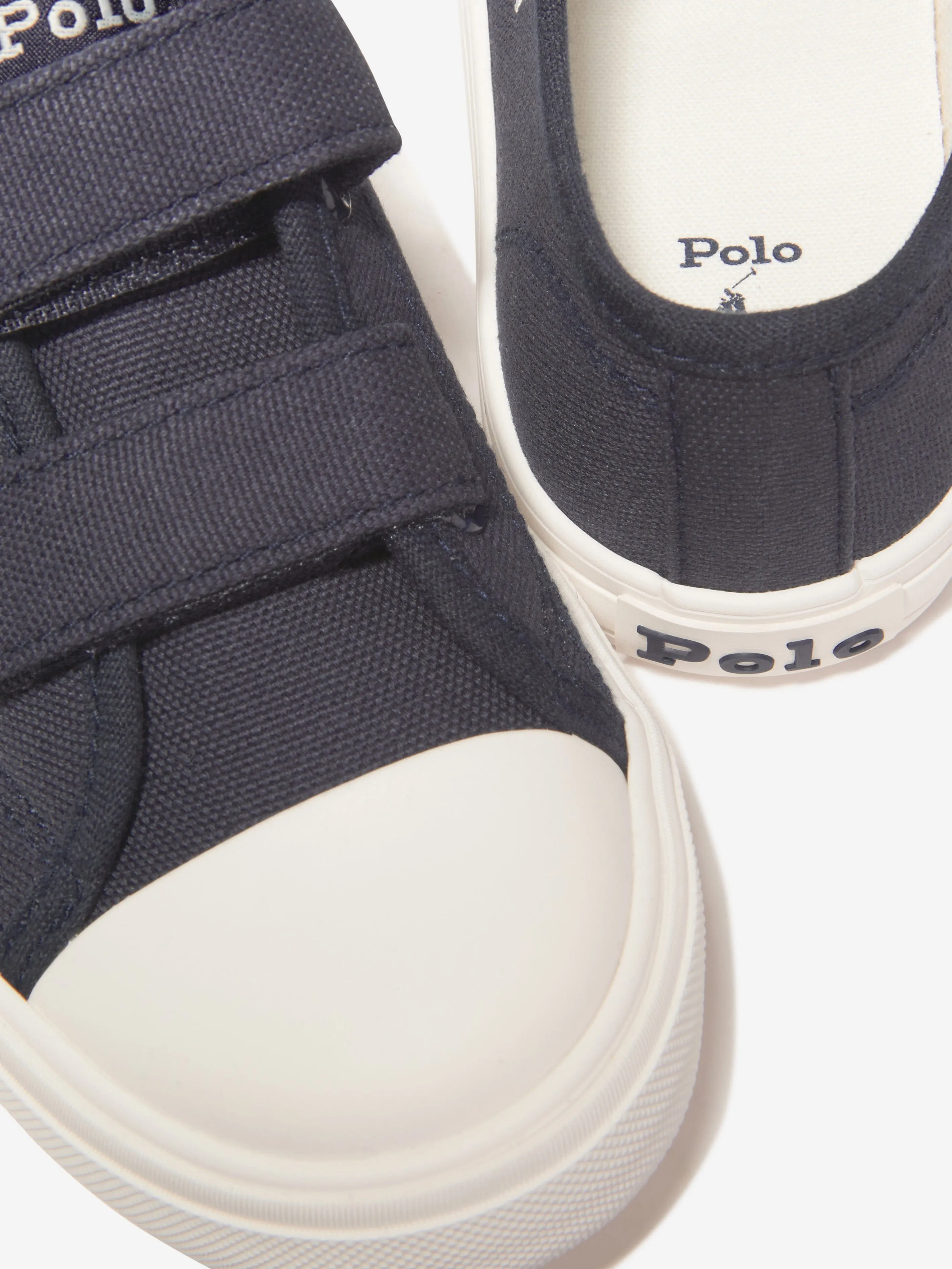 Ralph Lauren Boys Forrester Low EZ Trainers in Navy