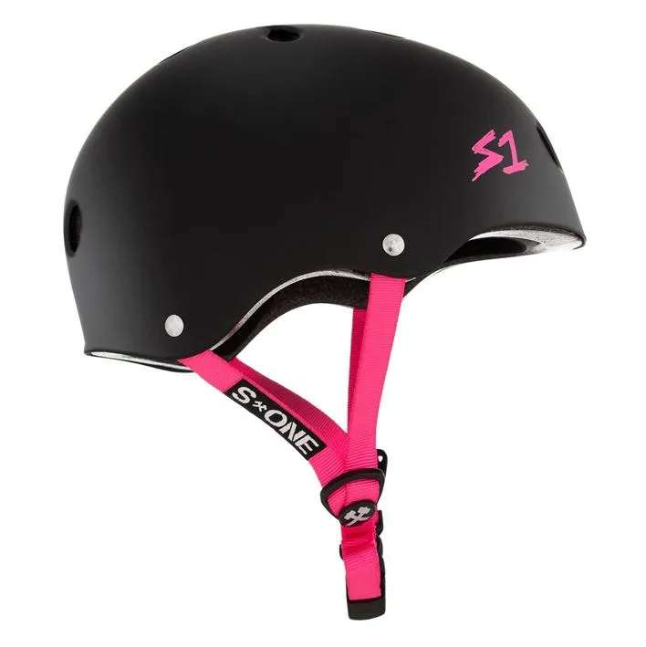 S1 Lifer Helmet Matte Black/Pink - Certified