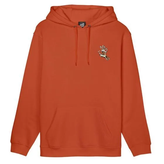 Santa Cruz Bone Hand Cruz Mens Hoodie - Terracotta