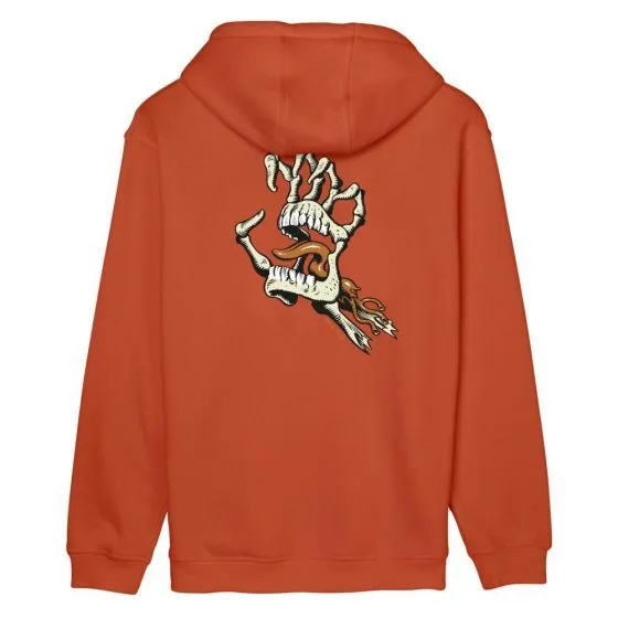 Santa Cruz Bone Hand Cruz Mens Hoodie - Terracotta