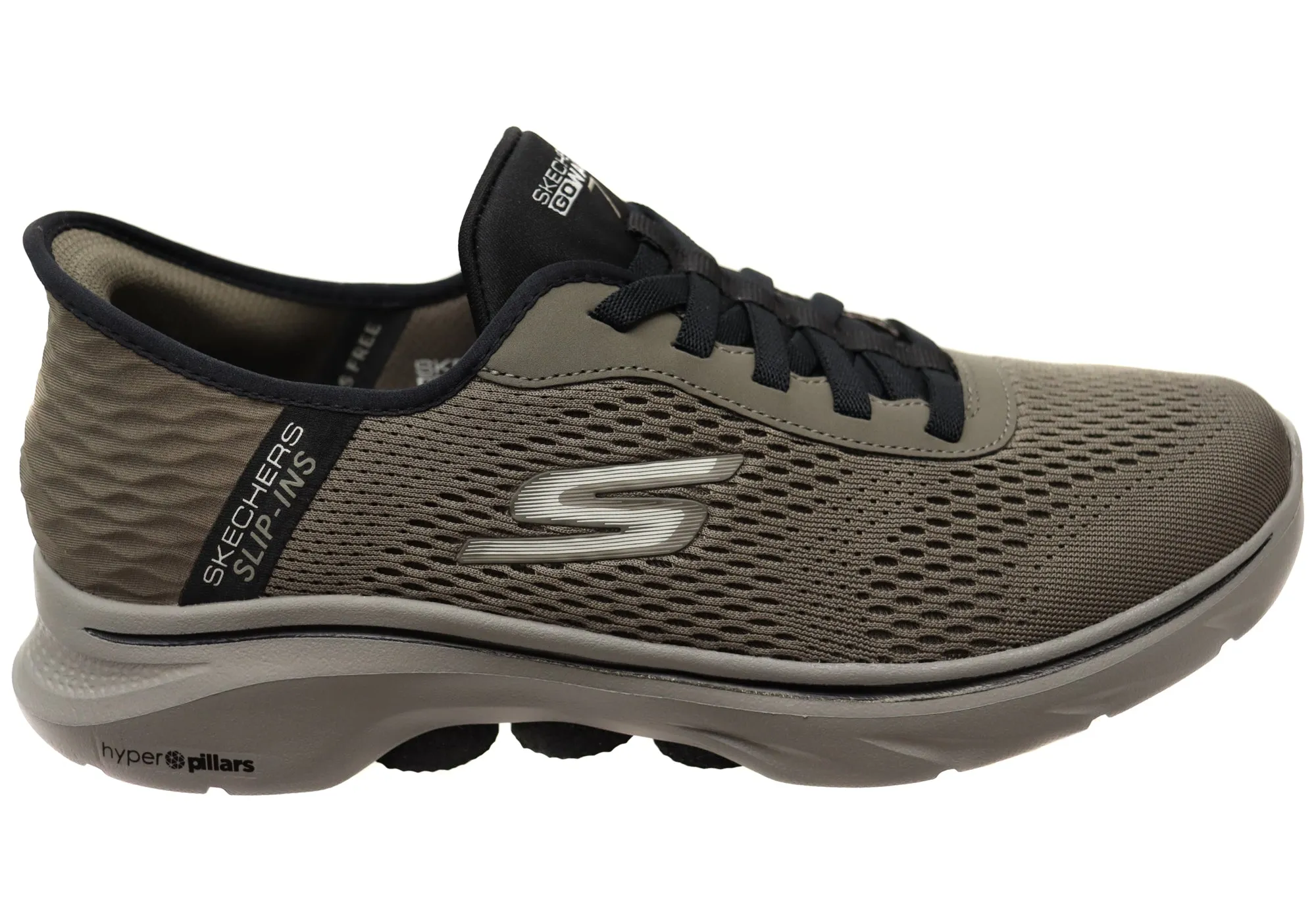 Skechers Mens Slip Ins GOwalk 7 Free Hand 2 Comfortable Shoes