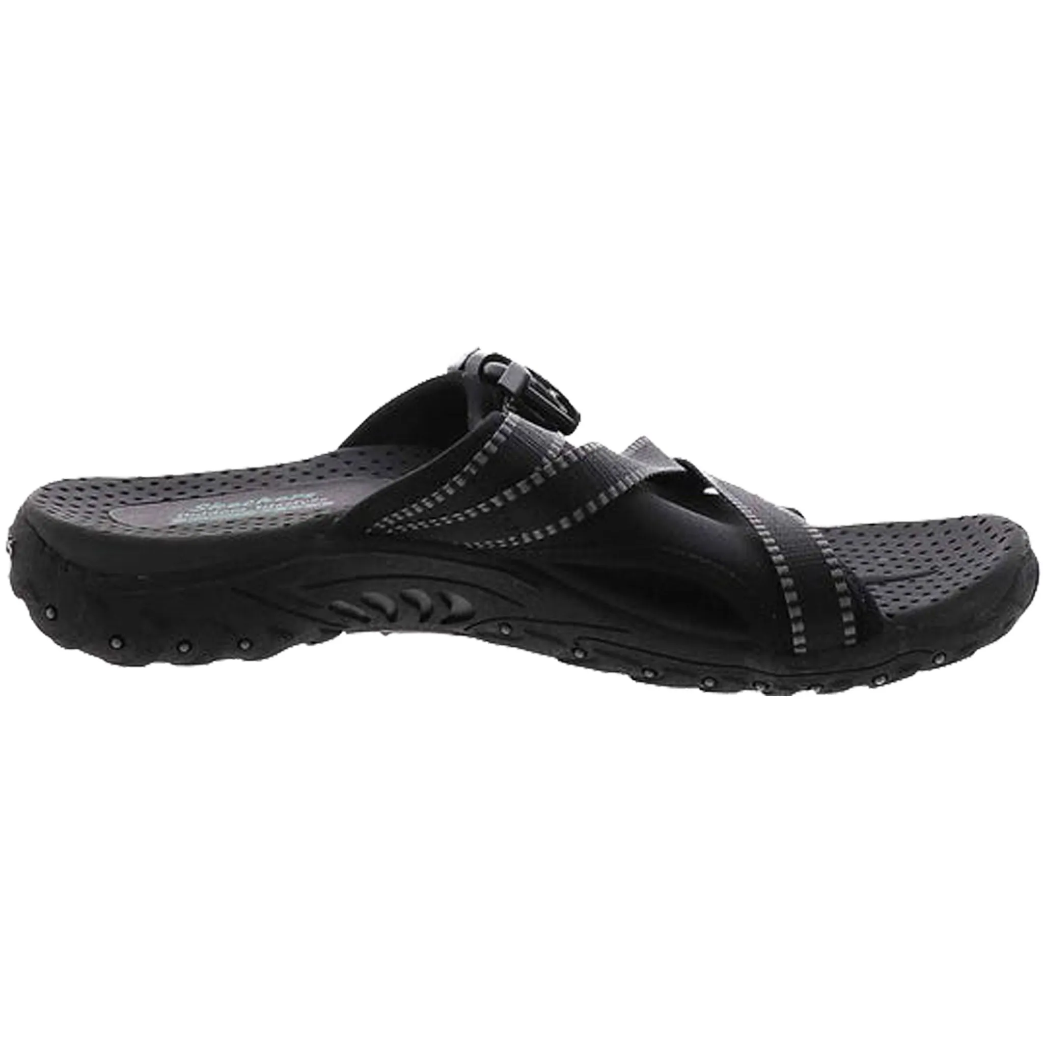 Skechers Women's Reggae Perfect Planning 163290 Black Vegan Sandals