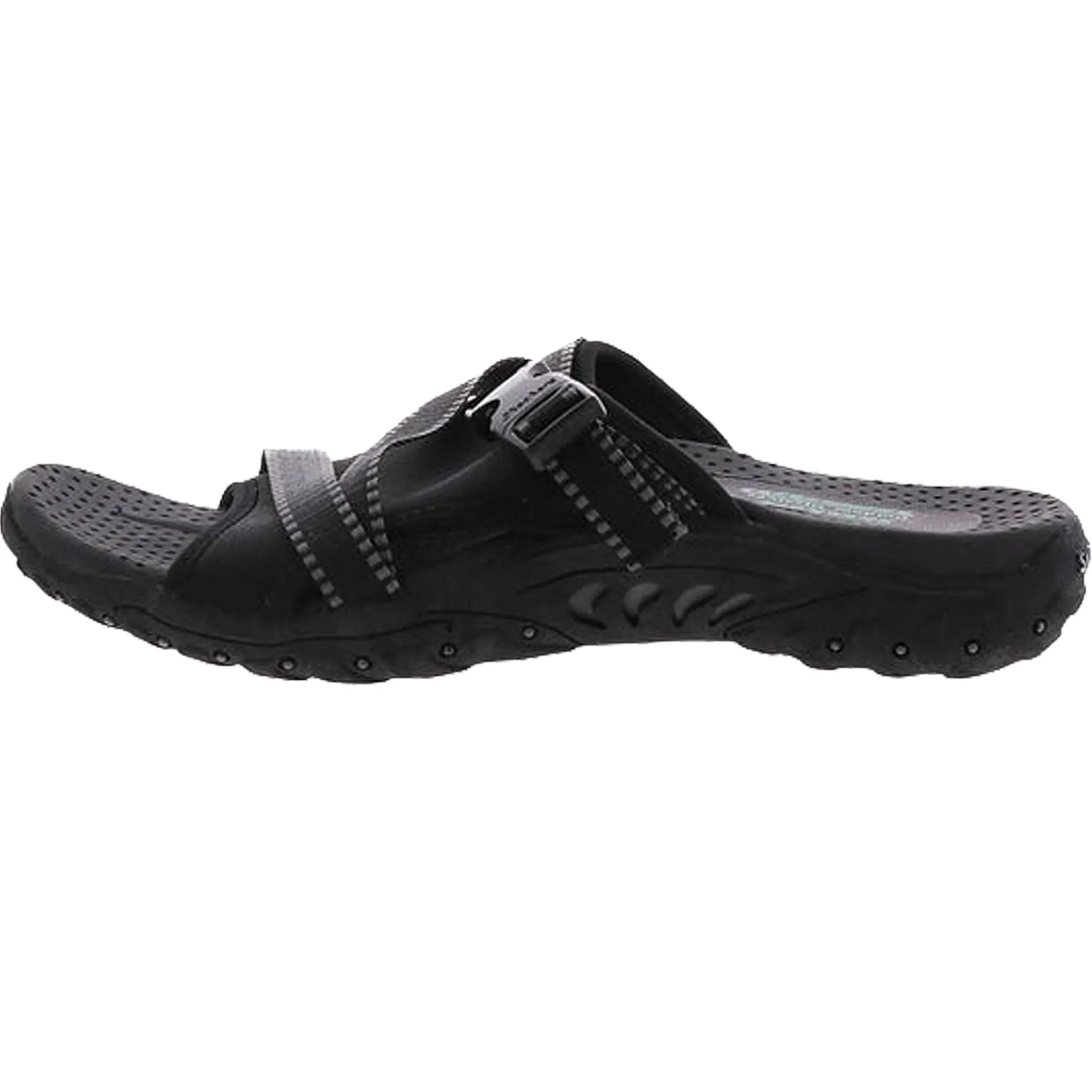 Skechers Women's Reggae Perfect Planning 163290 Black Vegan Sandals