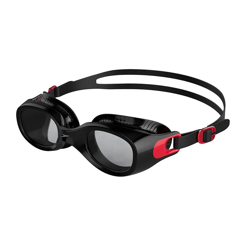 Speedo Senior Futura Classic Goggles Red / Smoke