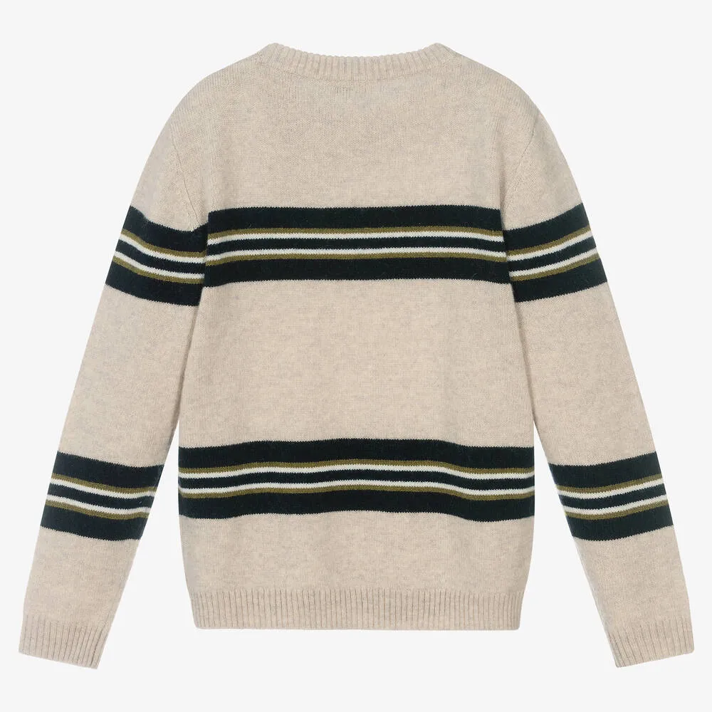 Teen Ivory Stripe Jumper