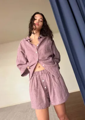 The 03 Sleepwear Set - Musk Check