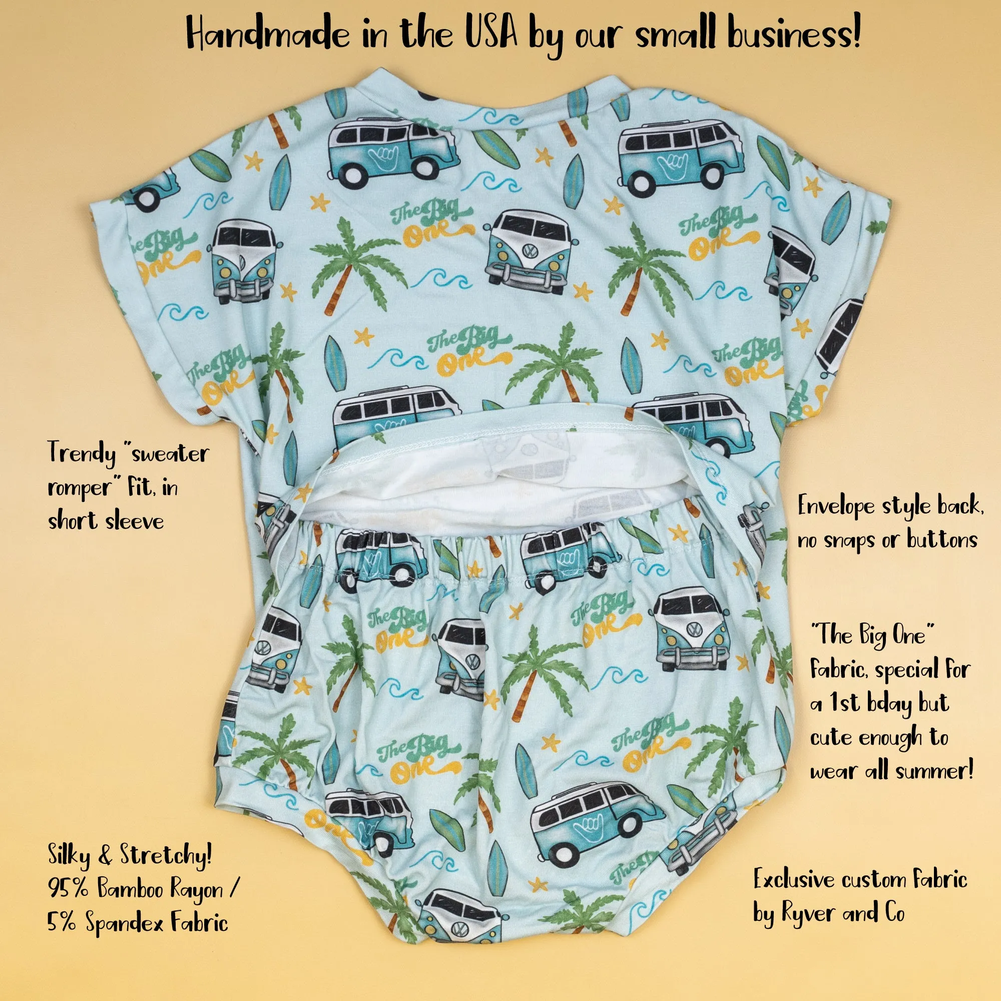 The Big One | 1st Birthday Bamboo Romper