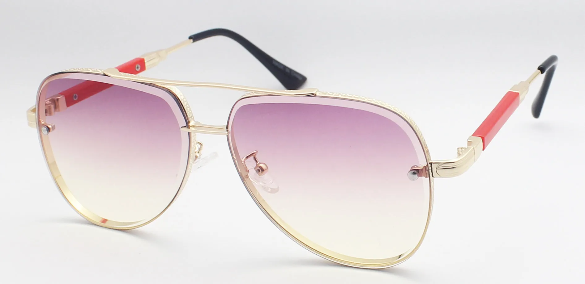 The Fan Sunglasses - Rose