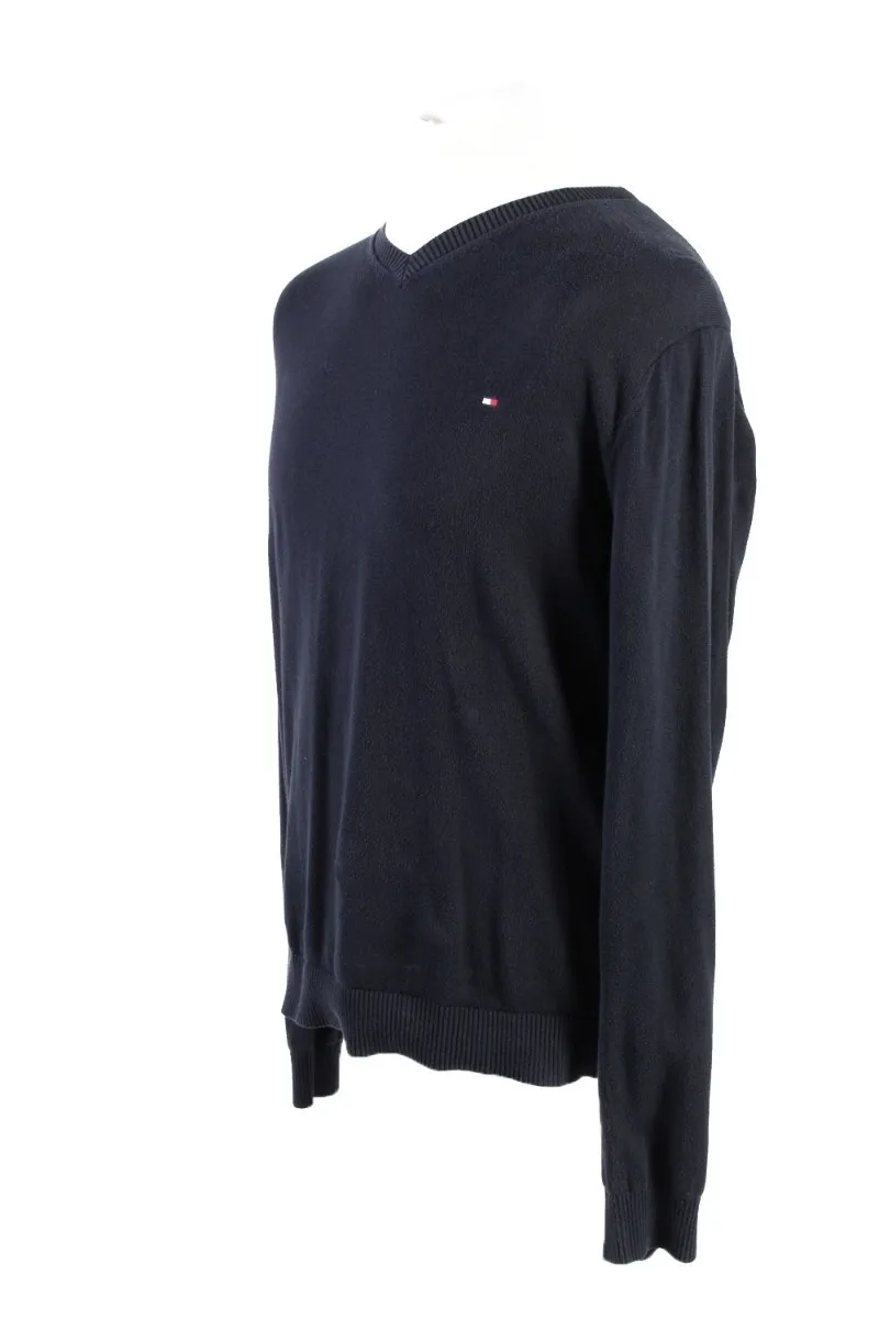 Tommy Hilfiger Pullover Jumper Dark Blue L - Pepper Tree London