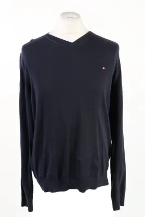 Tommy Hilfiger Pullover Jumper Dark Blue L - Pepper Tree London