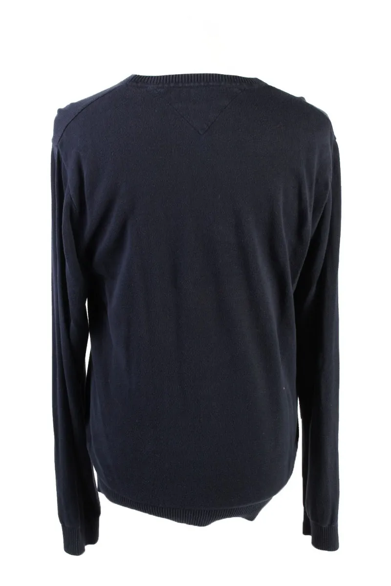 Tommy Hilfiger Pullover Jumper Dark Blue L - Pepper Tree London