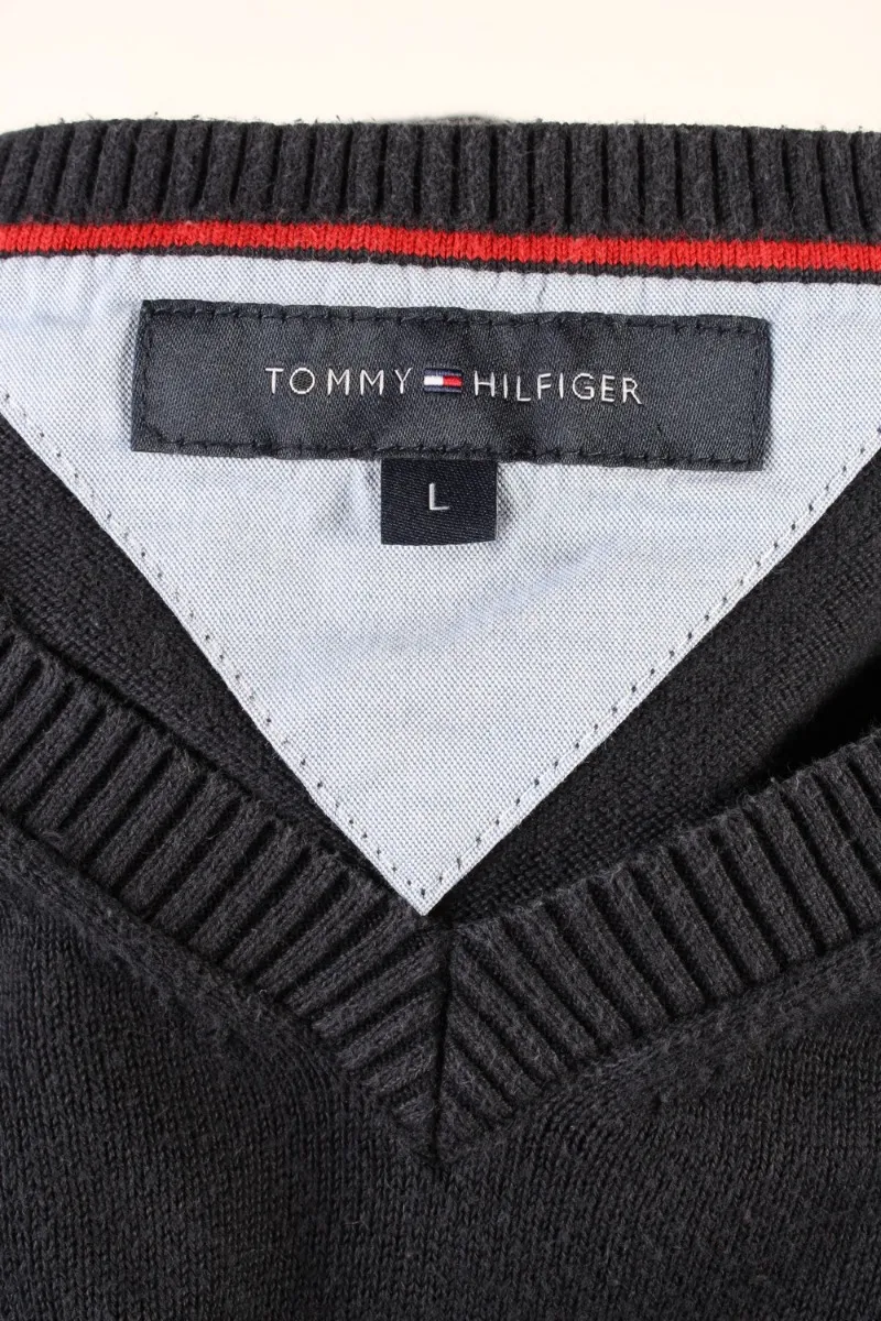 Tommy Hilfiger Pullover Jumper Dark Blue L - Pepper Tree London