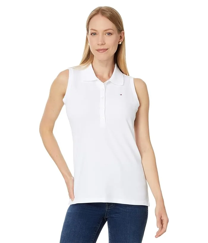 Tommy Hilfiger Sleeveless Solid Polo Women's