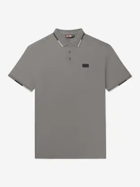 Triple Coloured Polo | Steel Grey