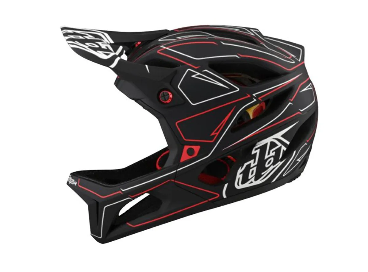 Troy Lee Designs Stage Full Face Helmet - Ltd Edition - Pinstripe Black - 2021