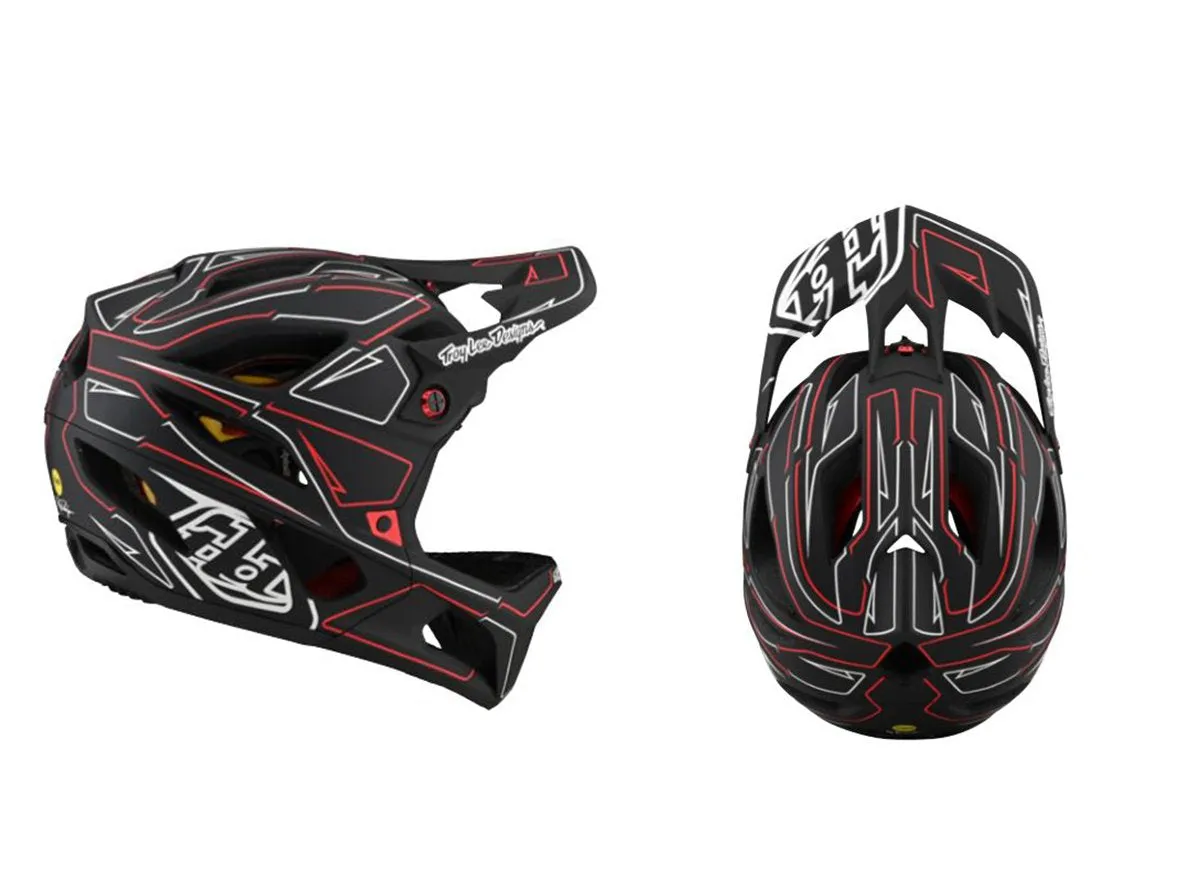 Troy Lee Designs Stage Full Face Helmet - Ltd Edition - Pinstripe Black - 2021