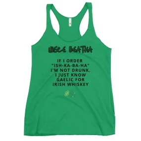 Uisce Beatha - Women's Racerback Tank