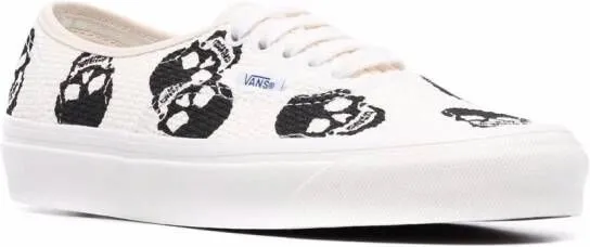 Vans Anaheim Factory Authentic 44 skull-print sneakers Neutrals