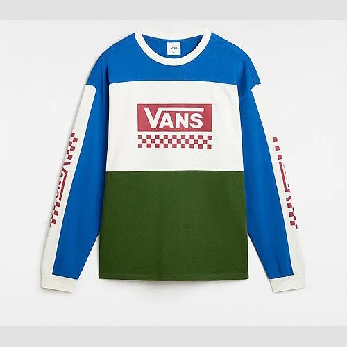 Vans PREMIUM BRANDED PANEL LONG SLEEVE T-SHIRT (DOUGLAS FIR) MEN GREEN