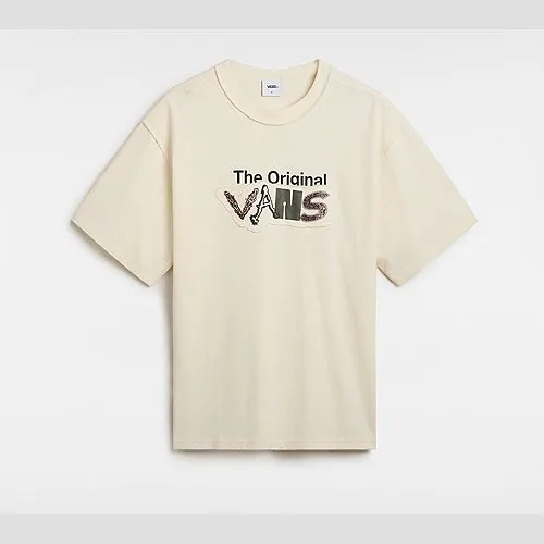 Vans PREMIUM CLASH SHORT SLEEVE T-SHIRT (ANTIQUE WHITE) MEN WHITE