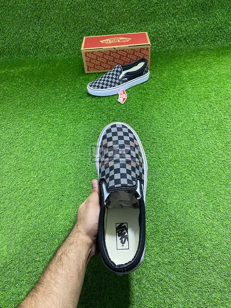 Vans Slip on (Checkered) (Grey) (Premium Quality)