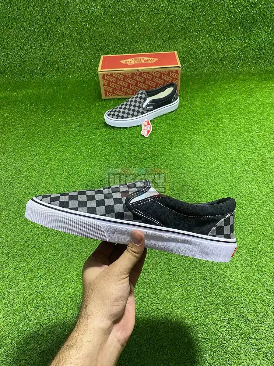 Vans Slip on (Checkered) (Grey) (Premium Quality)