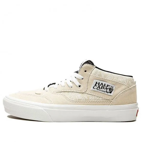 Vans Unisex Half Cab '92 Sneakers Multi-color 'Cream White Black'