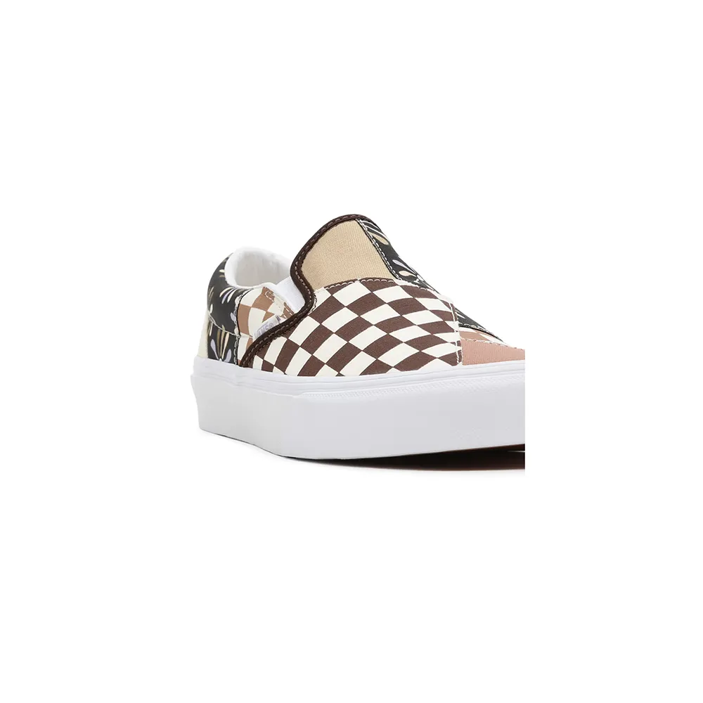 Vans Wmns Classic Slip On Patchwork Divine Multi/True White VN0A7Q4NAS01