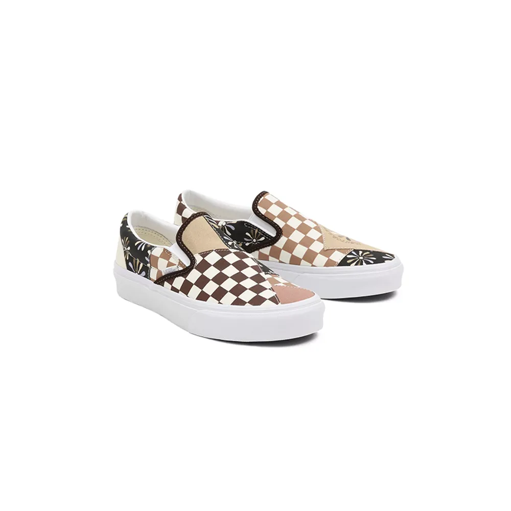 Vans Wmns Classic Slip On Patchwork Divine Multi/True White VN0A7Q4NAS01