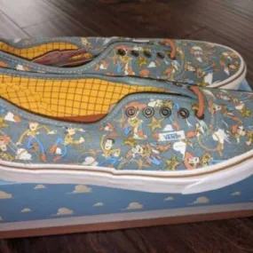 Vans x disney toy story woody authentic denim vintage new rare womens sizes