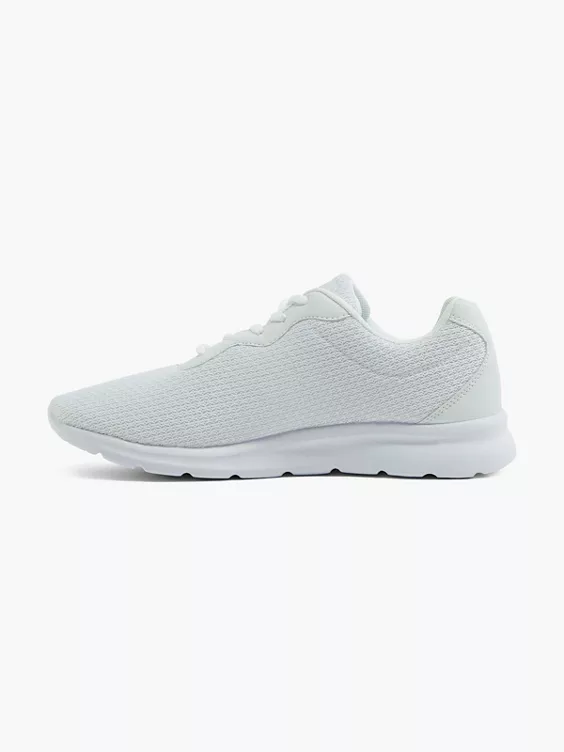 Vty  VTY Mens White Lace-up Trainers