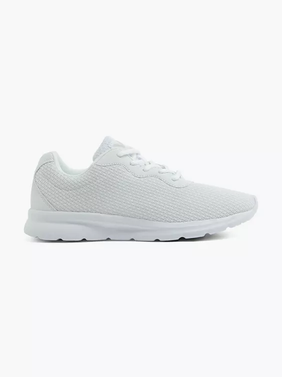 Vty  VTY Mens White Lace-up Trainers