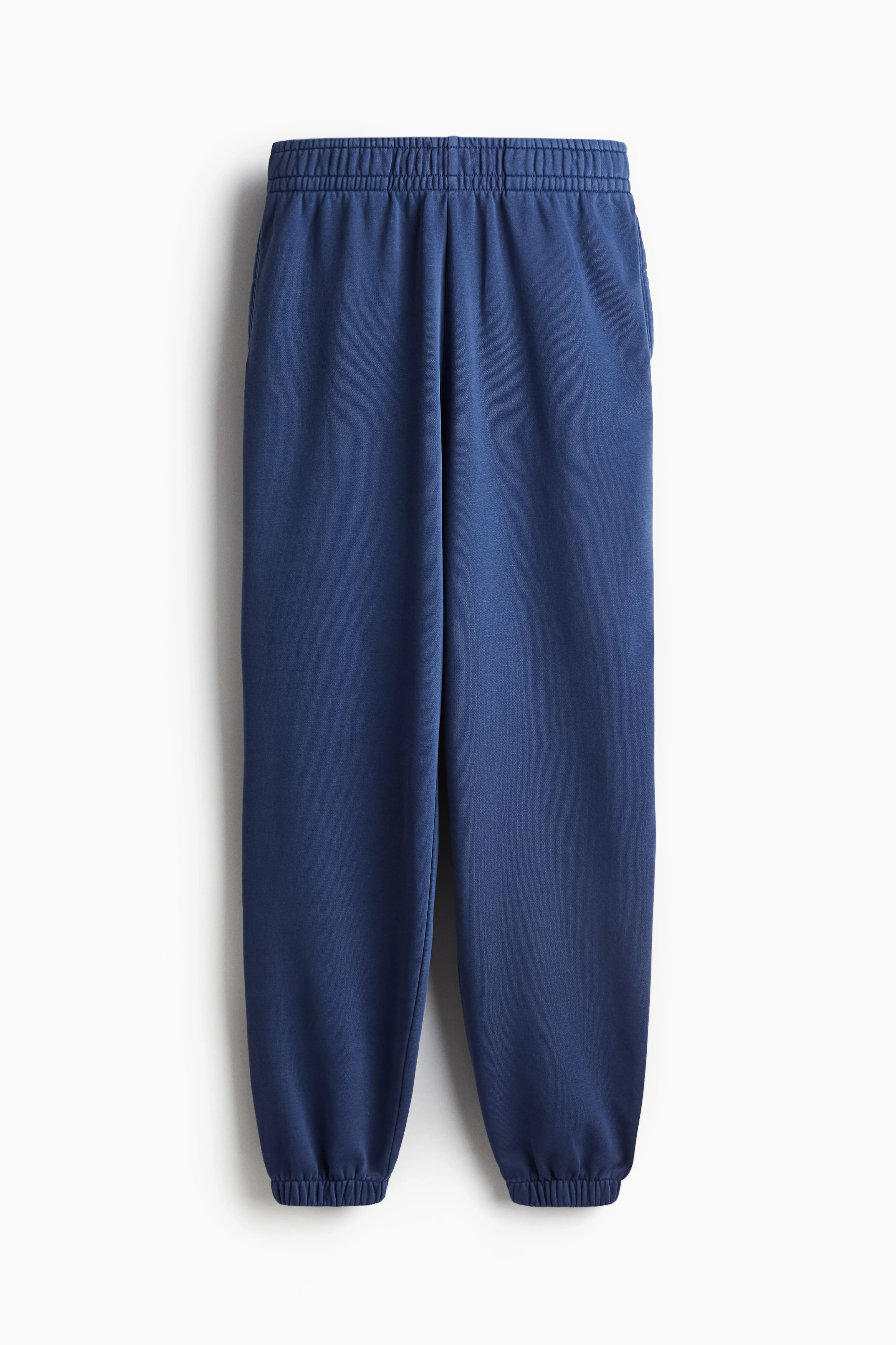 Washed-look joggers - Regular waist - Long - Blue - Ladies | H&M GB