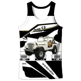 White Jeep CJ - Tank top