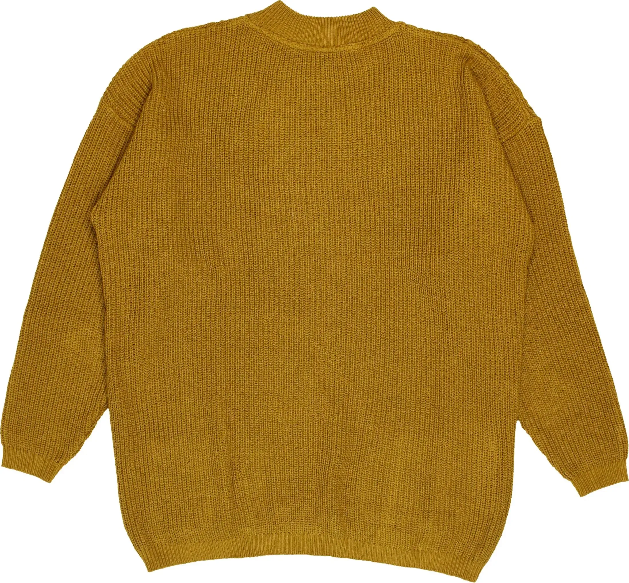 Yellow Cable Jumper | ThriftTale